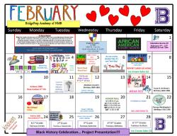 February Calendar